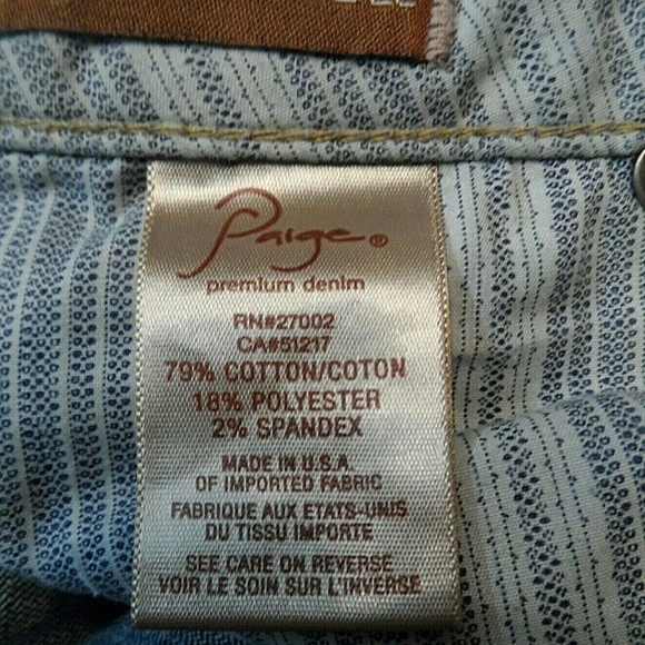 Paige Womens Jeans Size 29 Petite Canyon Boot Cut - Picture 6 of 8